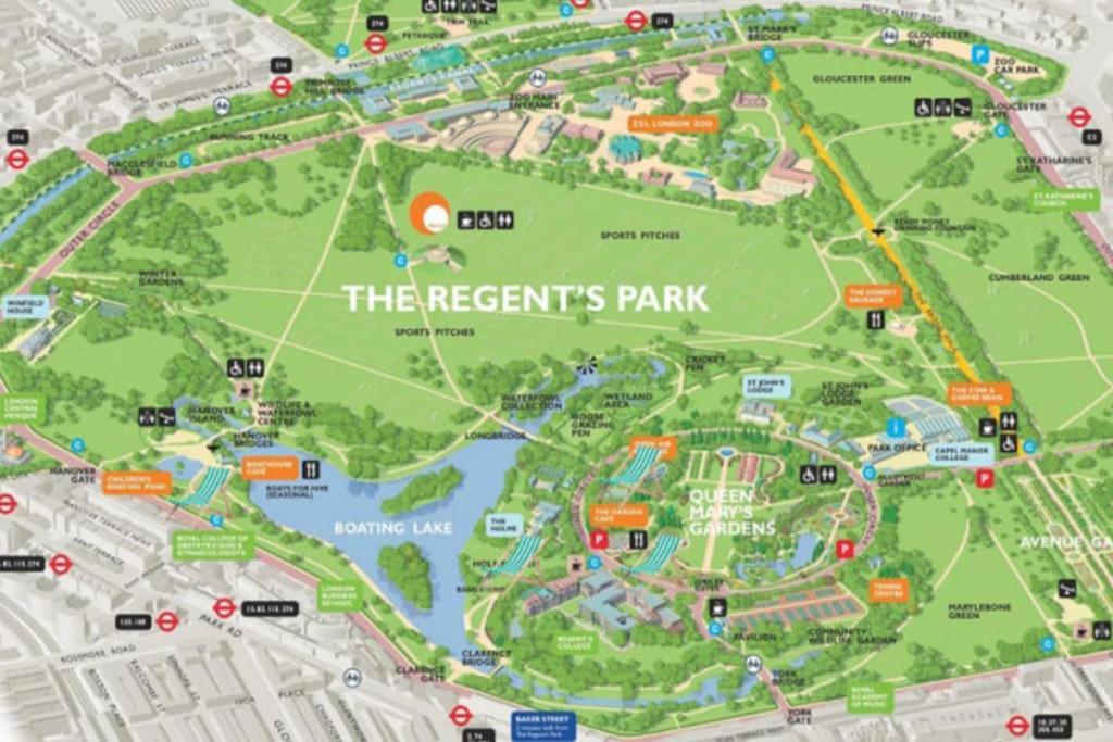 Comfy 1Br Flat V Close To Euston And Regent'S Park 伦敦 外观 照片